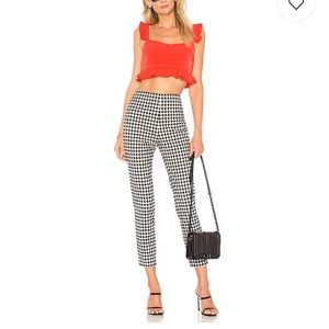 Dora Gingham Zip Pants |
superdown Sz. S